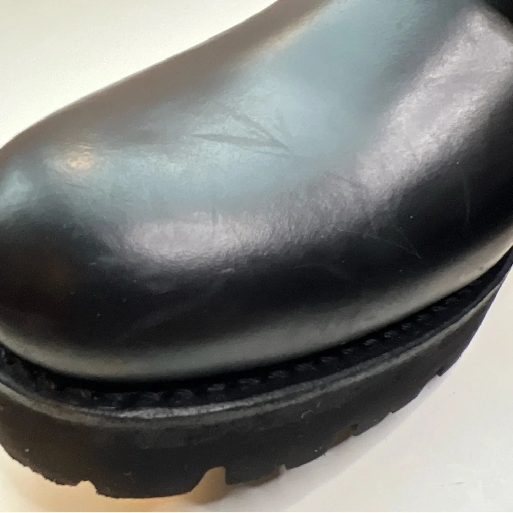 Grenson Landon Leather Derby Shoes Mens US 8.5 Black New - Picture 6 of 15